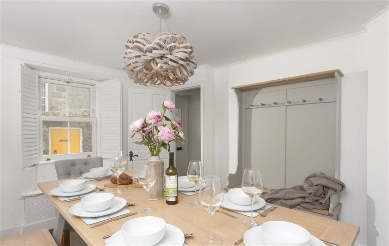 This is the dining room at Mount Pleasant, Cornwall