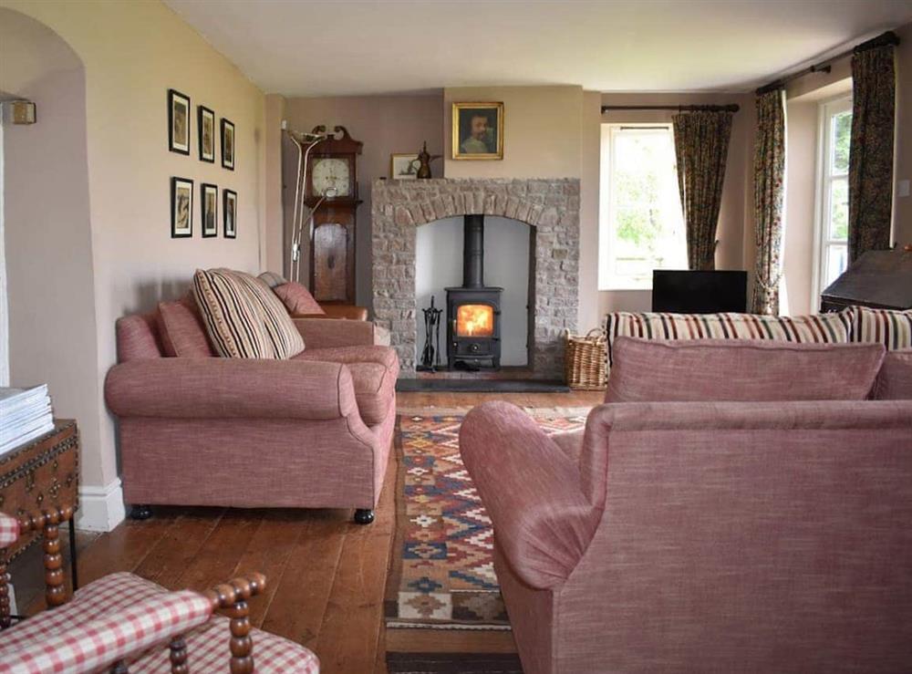 Living area at Mount Pleasant in St Weonards, Herefordshire