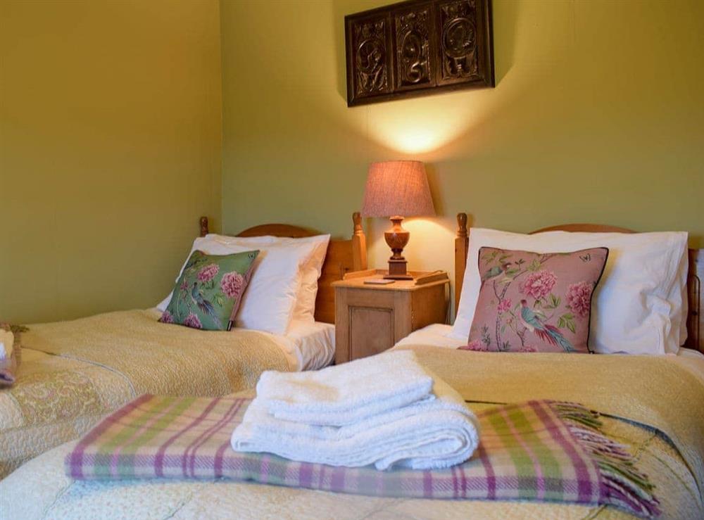 Twin bedroom at Mount Pleasant in St Weonards, Herefordshire