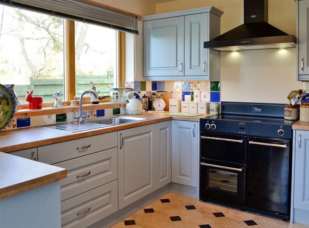 Kitchen at Mountain View in Ballindalloch, Banffshire