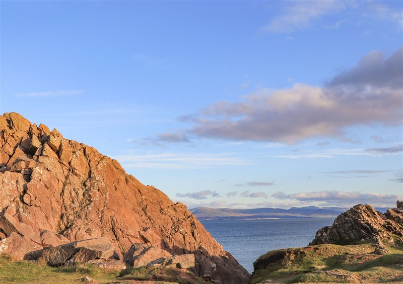 Rural landscape at Mountain View, Haven/Hafan Y Mor near Pwllheli