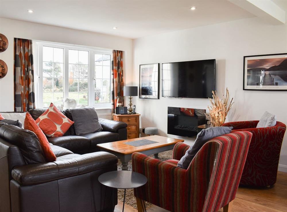 Living area at Mountain View in Morfa Bychan, Gwynedd