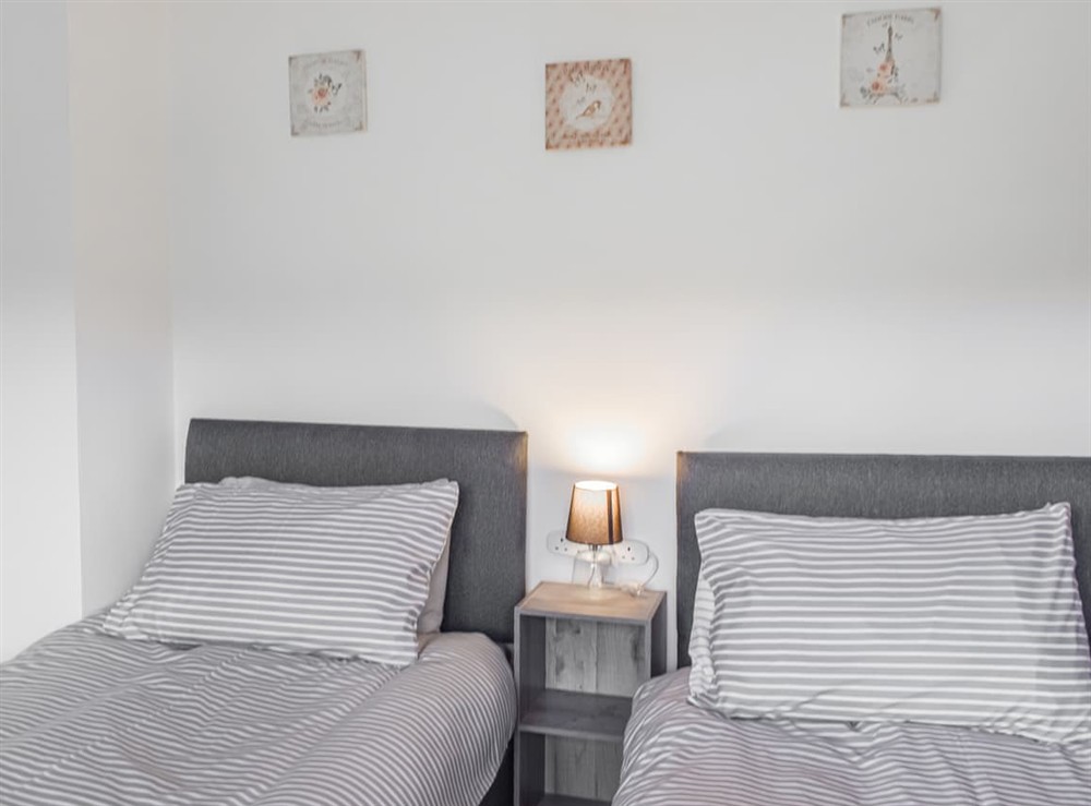Twin bedroom at Mountjoy in Cinderford, Gloucestershire