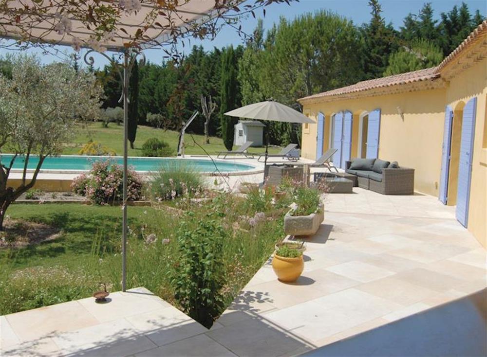 Outdoor area at Mouries in Mouriès, France