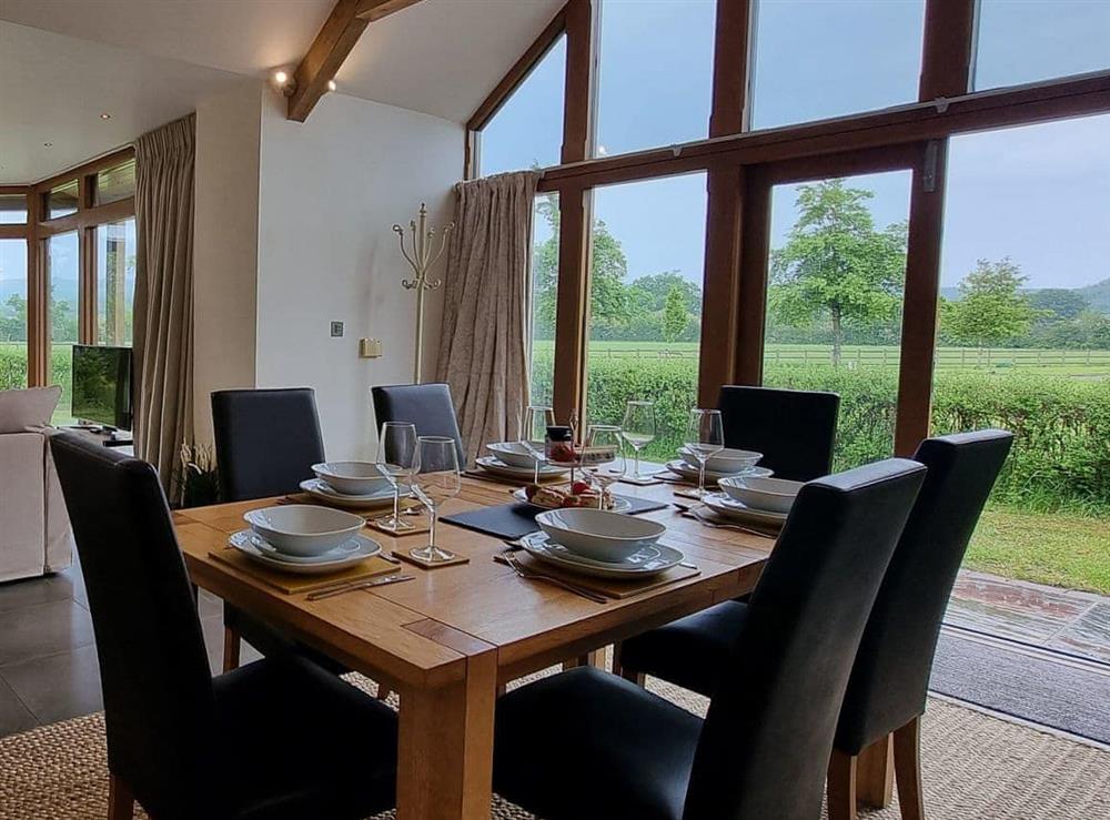 Dining Area at Mow Barton in Dulcote, Wells, Somerset