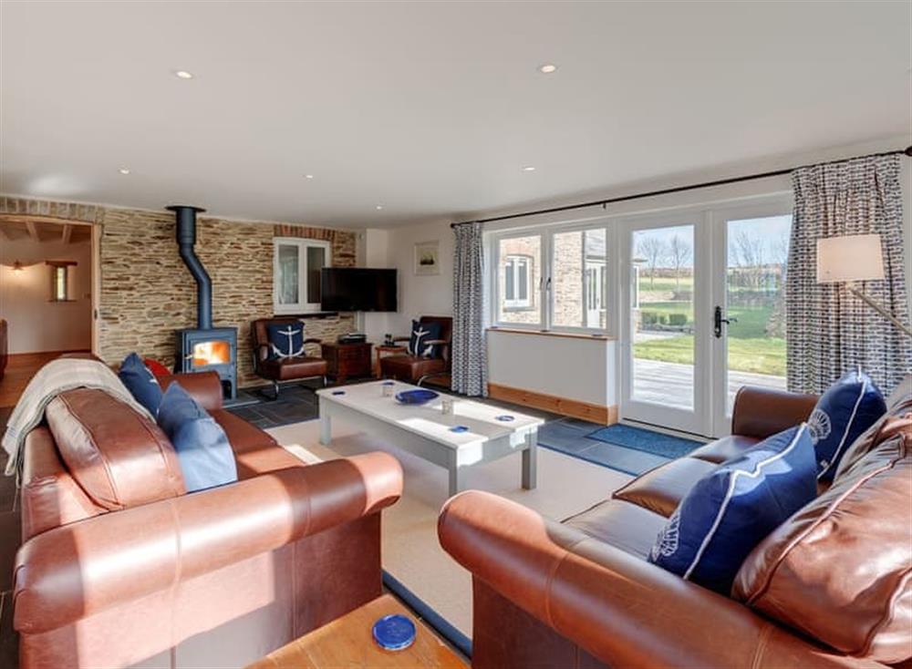 Living room at Mowhay Barn in , Padstow