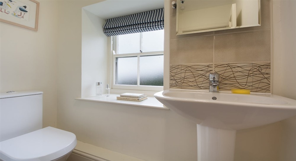 The upstairs lavatory at Mowhay in Truro, Cornwall