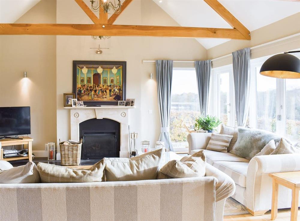 Living room at Moy Bridge Croft in Wester Moy, near Strathpeffer, Ross-Shire
