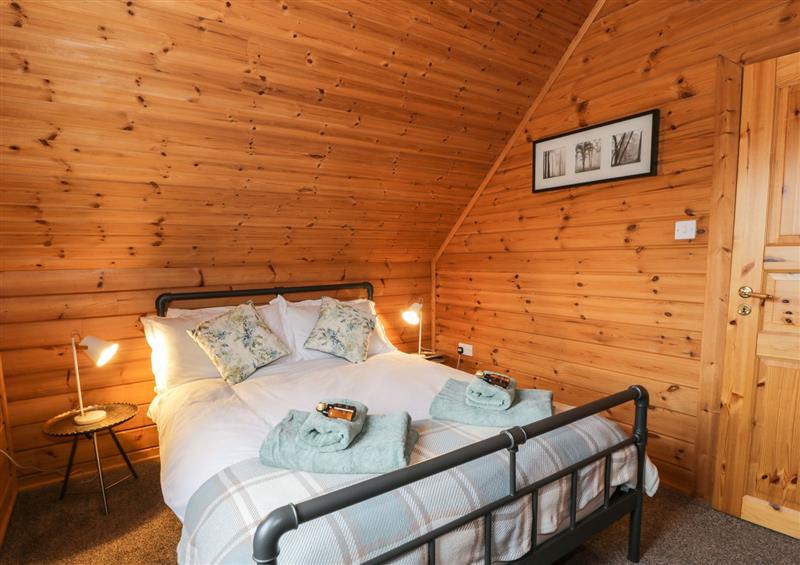 One of the 2 bedrooms at Moyle Lodge, Dalbeattie