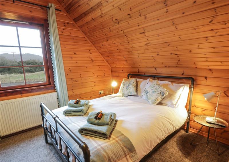 One of the bedrooms at Moyle Lodge, Dalbeattie