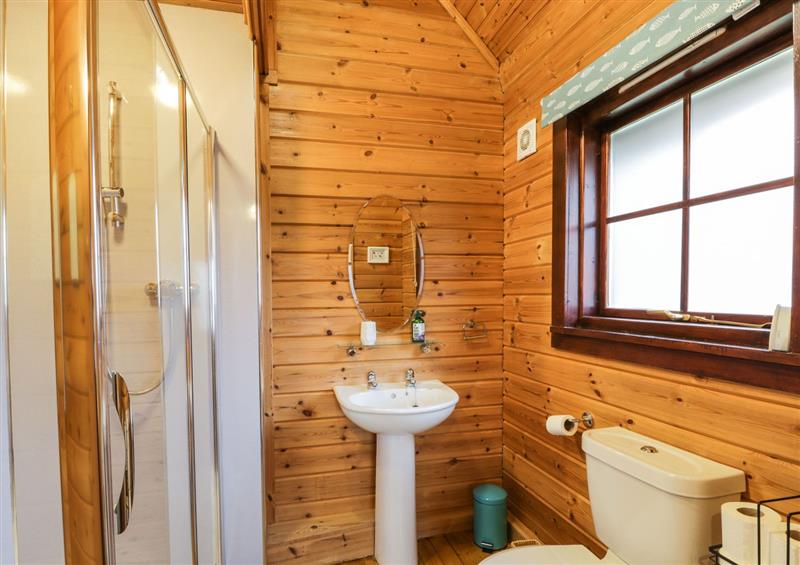 The bathroom at Moyle Lodge, Dalbeattie