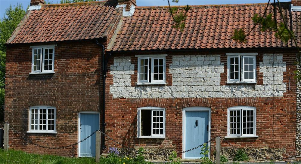 The exterior of Mrs Preedy's Cottage, Burnham-Overy-Staithe, Norfolk