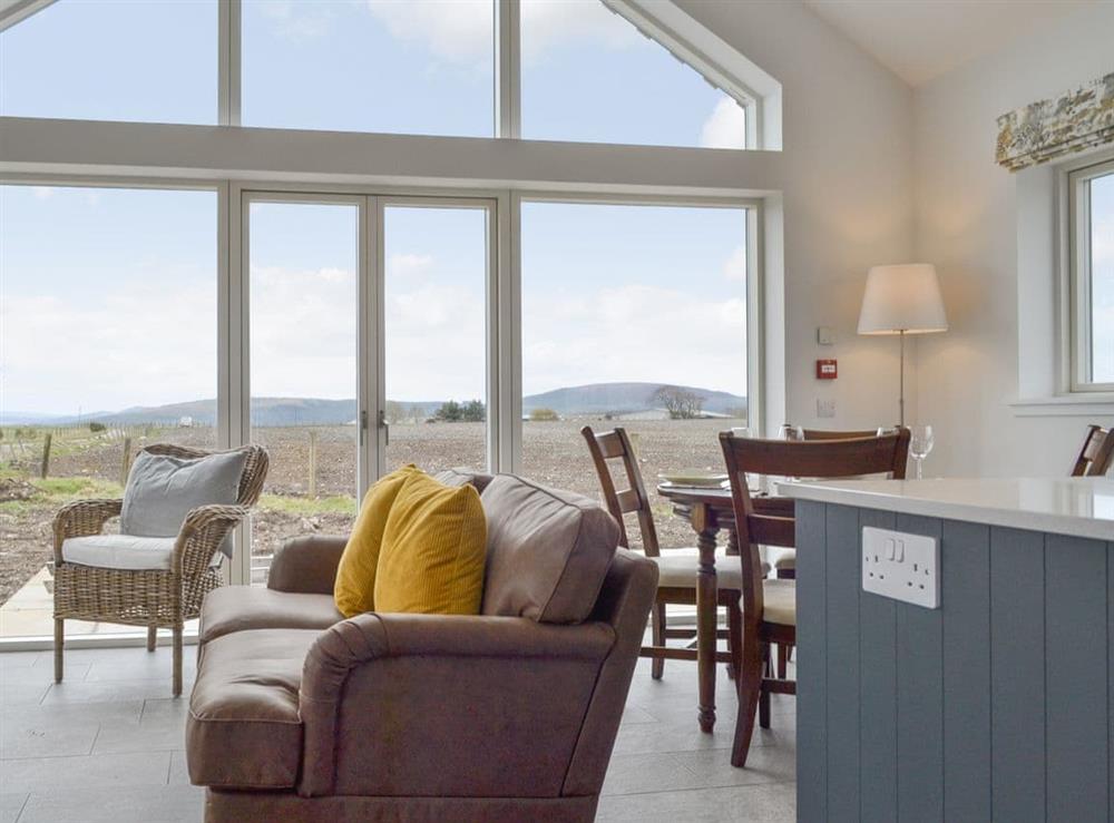 Open plan living space at Muirtown Lodge in Keith, Moray , Banffshire
