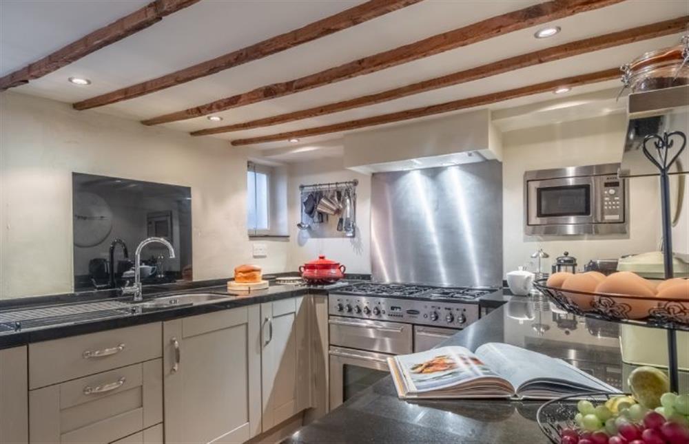 Modern, well-equipped kitchen at Mulberry Cottage, Holt