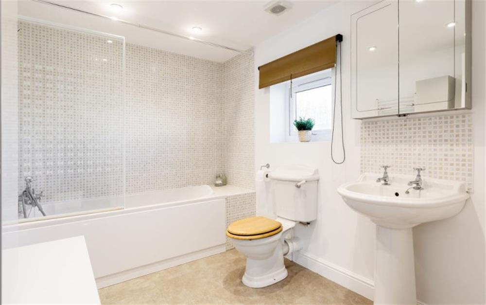 This is the bathroom at Mulberry Cottage in Lymington