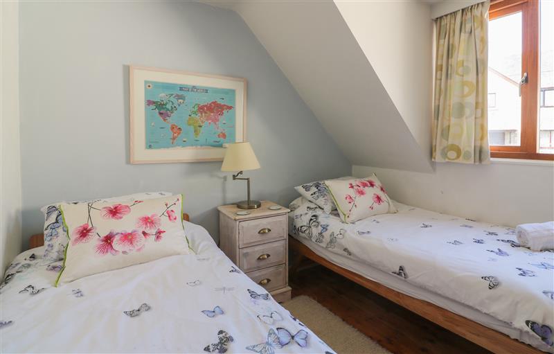 One of the bedrooms at Mulberry Cottage, Staple near Dartington