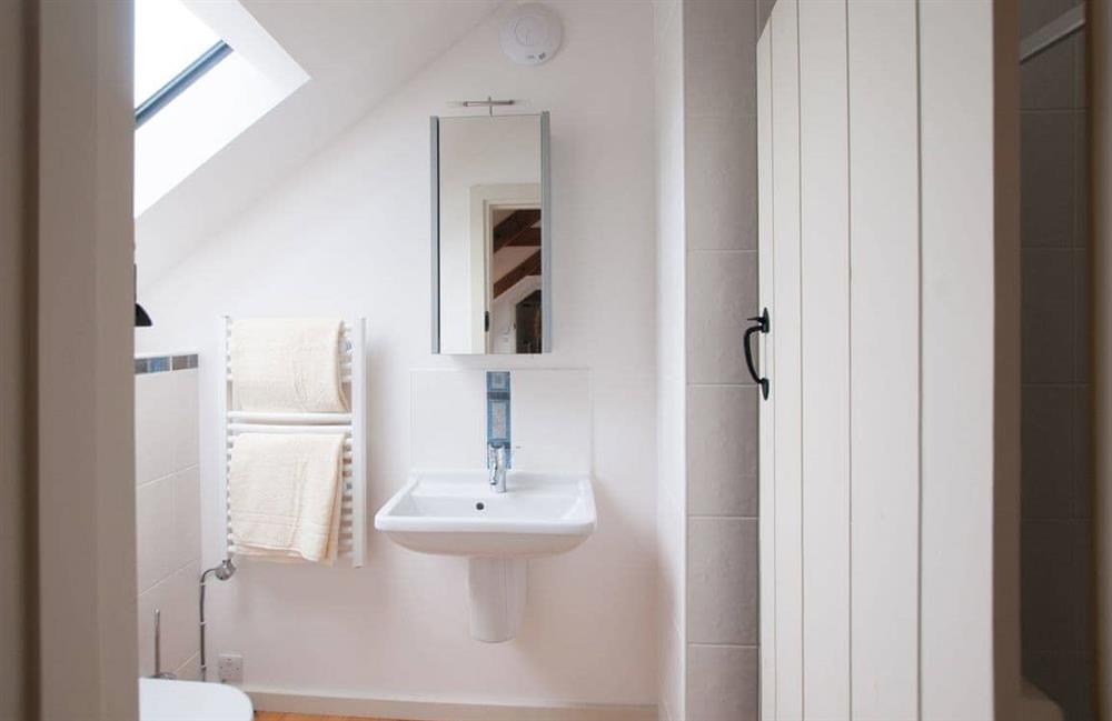 This is the bathroom at Mulberry House in Granston, Pembrokeshire, Dyfed