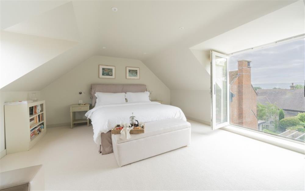 This is a bedroom at Mulberry House in Lymington