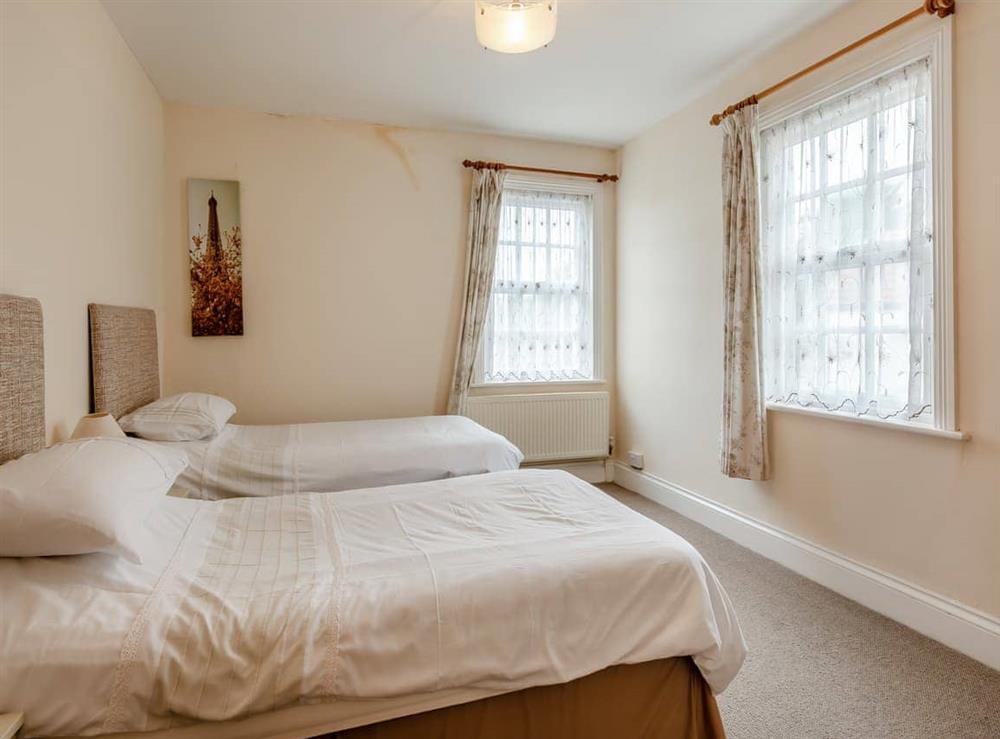 Twin bedroom at Mulberry House in West Huntspill, Highbridge, Somerset