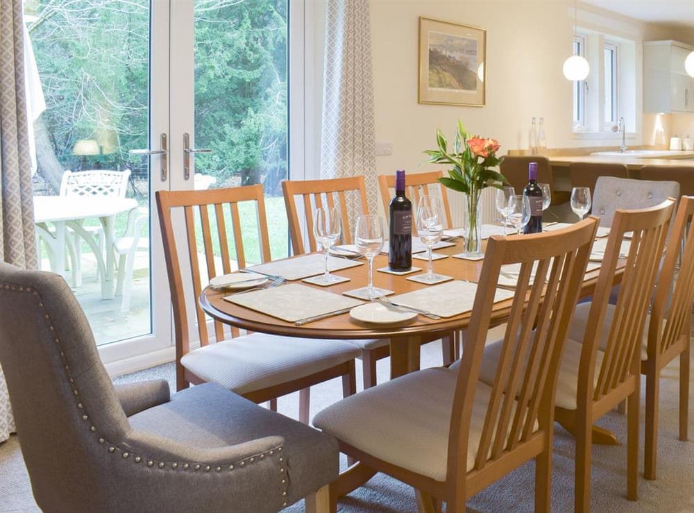 Dining Area at Mulberry Lodge in Musselburgh, near Edinburgh, Midlothian