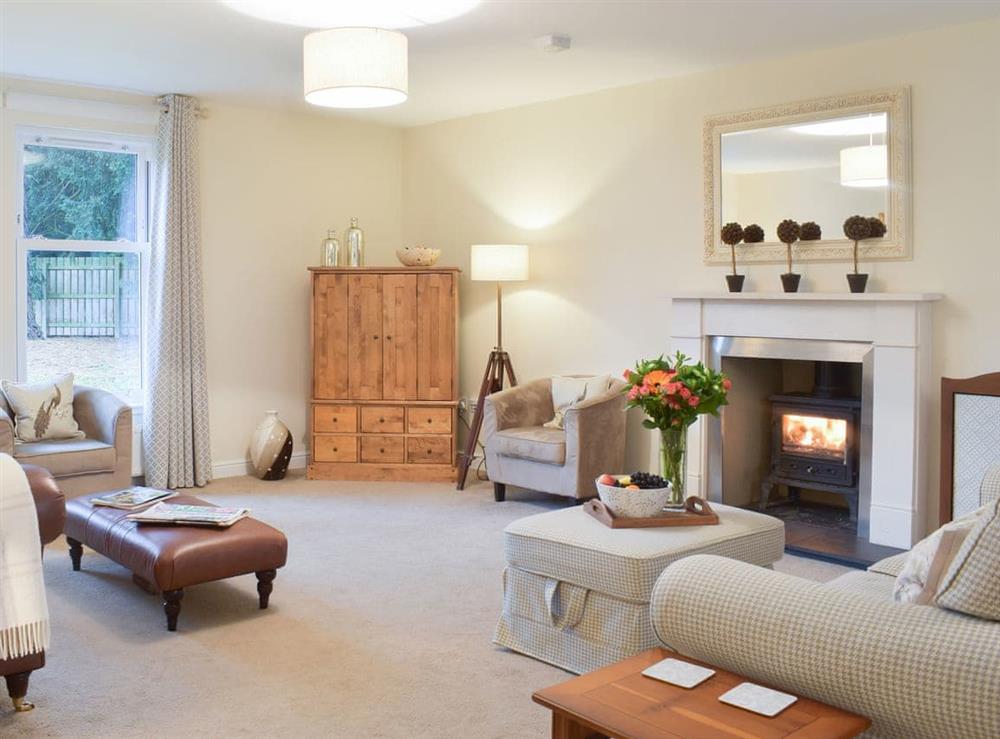 Living room at Mulberry Lodge in Musselburgh, near Edinburgh, Midlothian