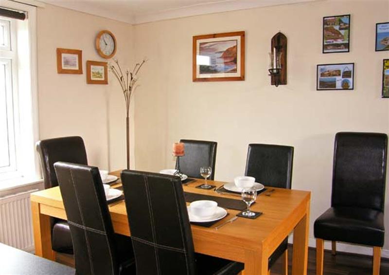 This is the dining room at Mulgrave Cottage, Port Mulgrave