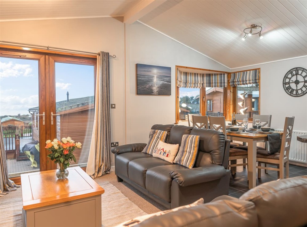 Open plan living space at 31 Ocean Terrace, 