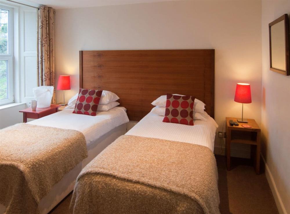 Lovely twin bedded room at Munros in Rothesay, Isle of Bute, Argyll and Bute, Scotland