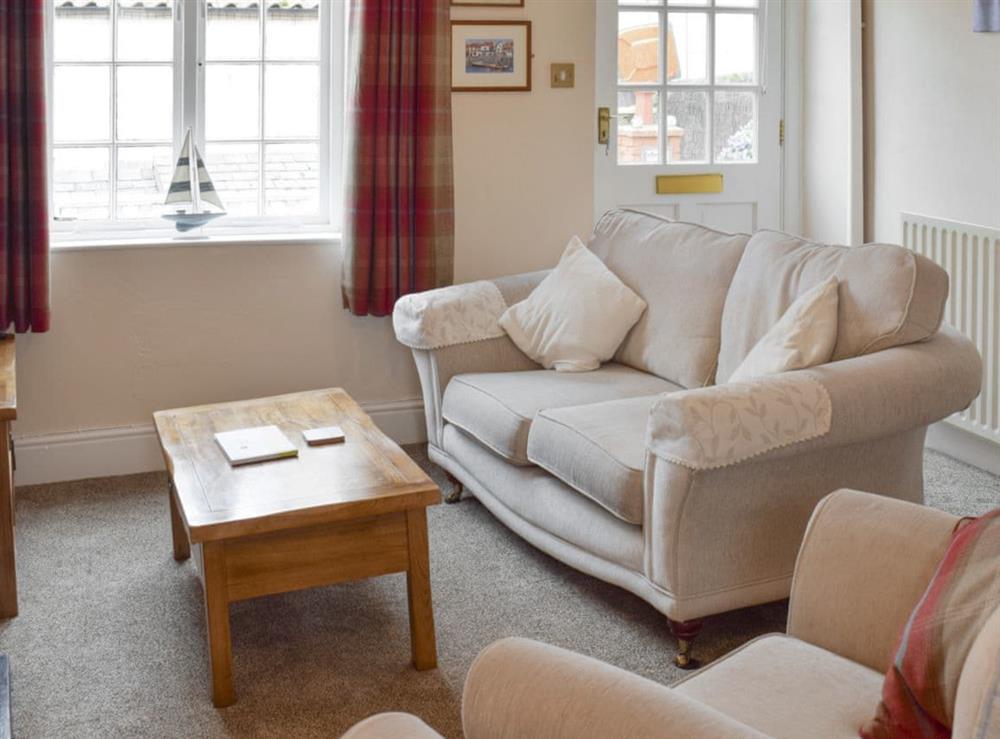 Attractive living room at Murmuration Cottage in Whitby, North Yorkshire