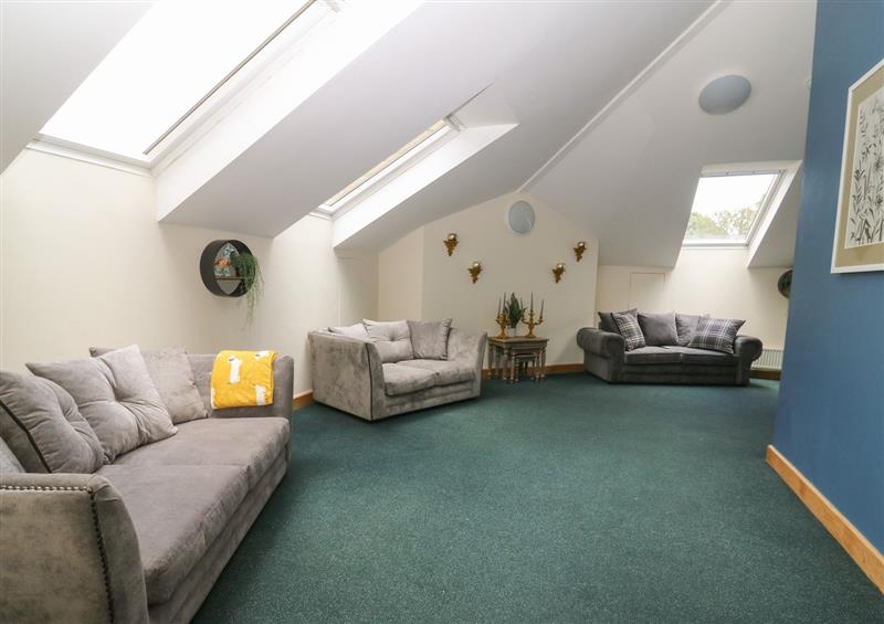 Relax in the living area at Myddelton Grange, Ilkley
