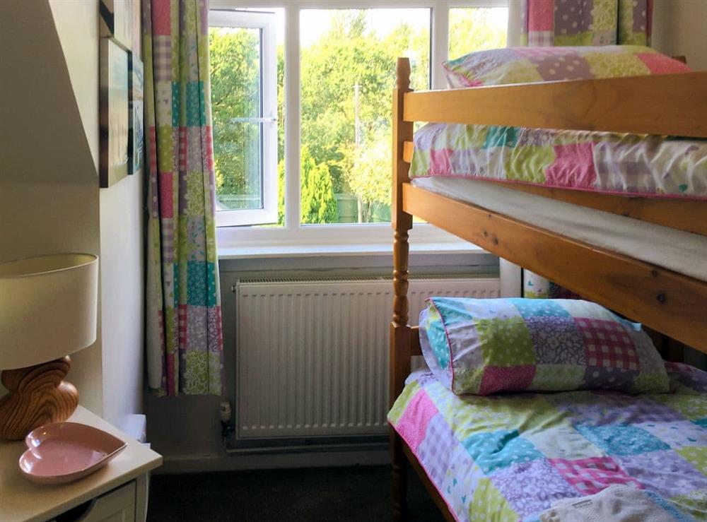 Bedroom 3, with bunk beds at Myfanwy in Ewenny, near Bridgend, Mid Glamorgan