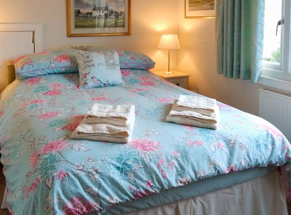 Main bedroom, kingsize bed at Myfanwy in Ewenny, near Bridgend, Mid Glamorgan