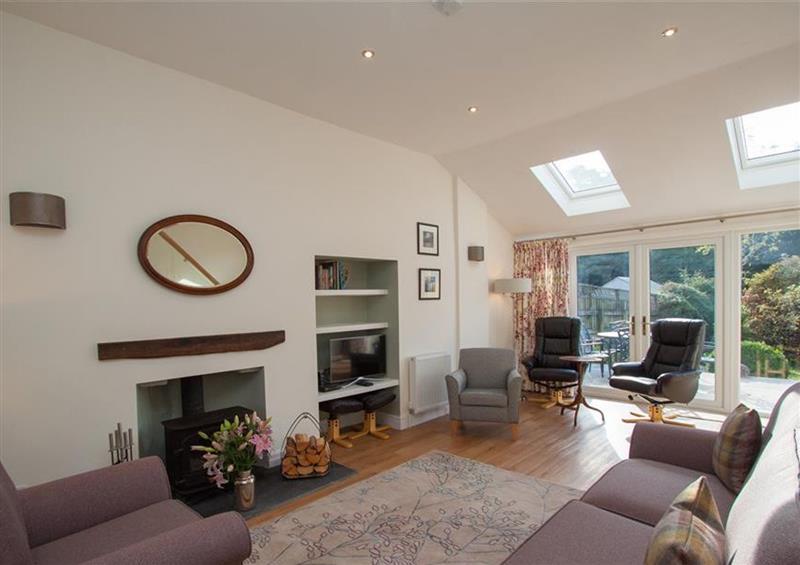 The living room at Mylnbeck, Bowness