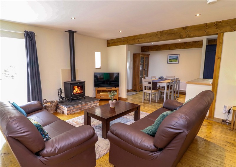 The living room at Mylos Cottage, Langrick near Boston