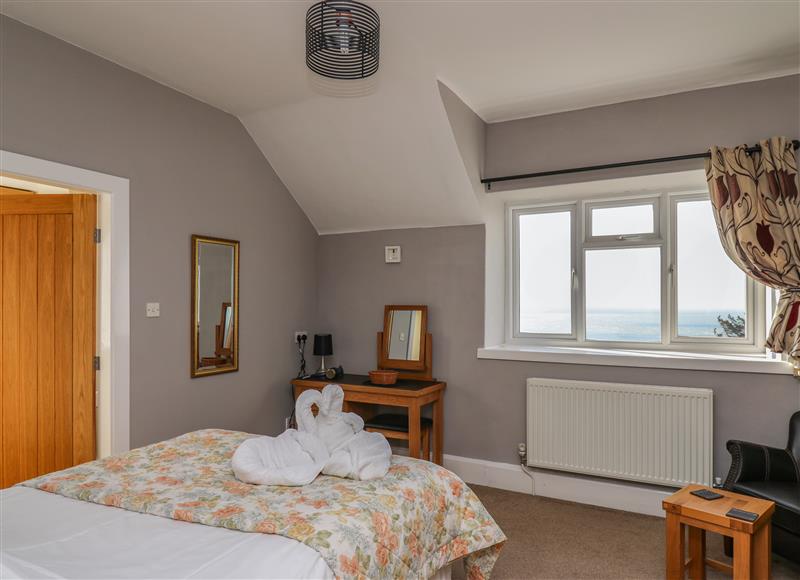 One of the bedrooms at Mynydd ar Mor, Barmouth