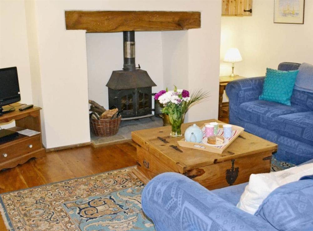 Living room at Myrtle Cottage in Chillington, Nr Kingsbridge, S. Devon. , Great Britain