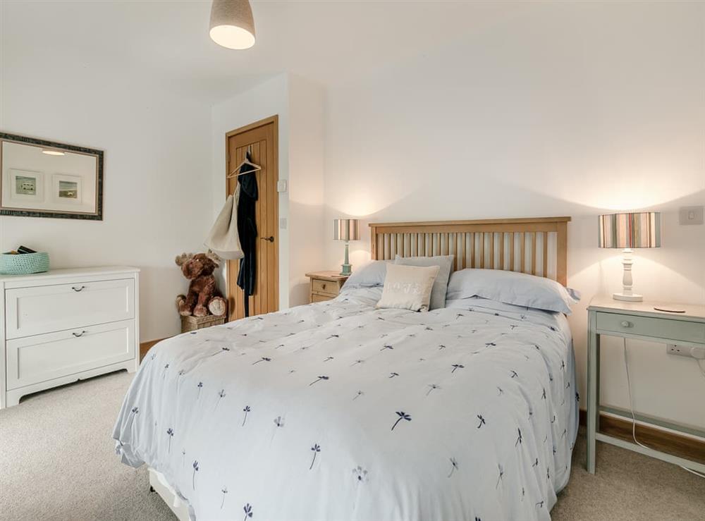 Double bedroom at Myrtle Cottage in St Just-in-Roseland, near Falmouth, Cornwall