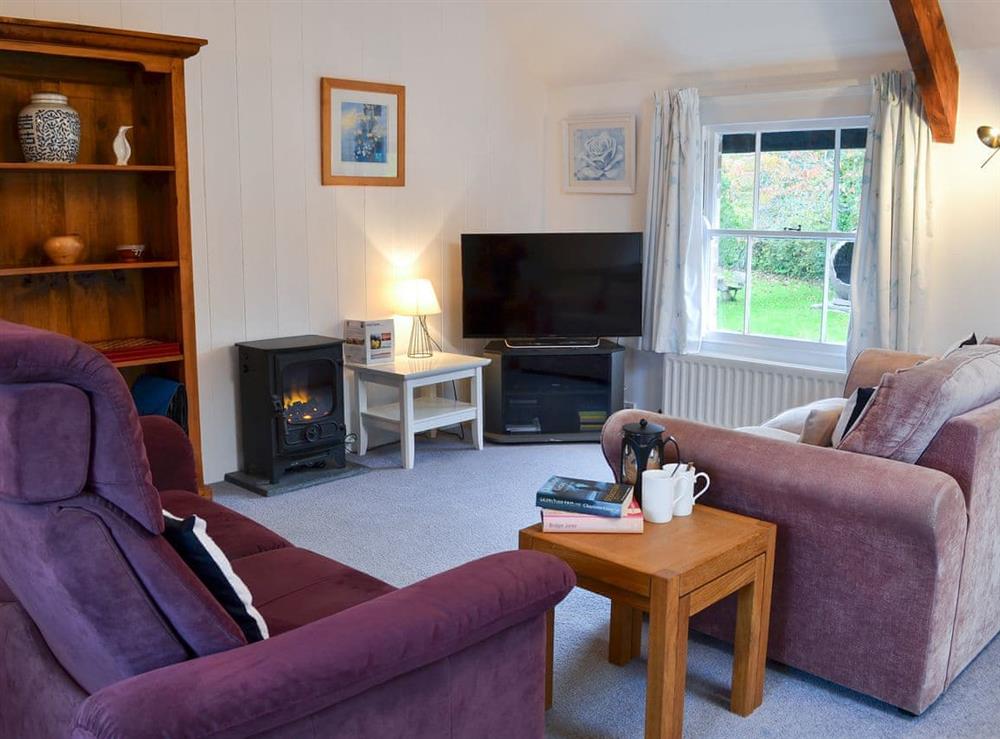 Living room at Myrtle Loft in Bideford, Devon