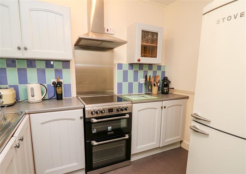 The kitchen at Myrtle Villa, Knighton