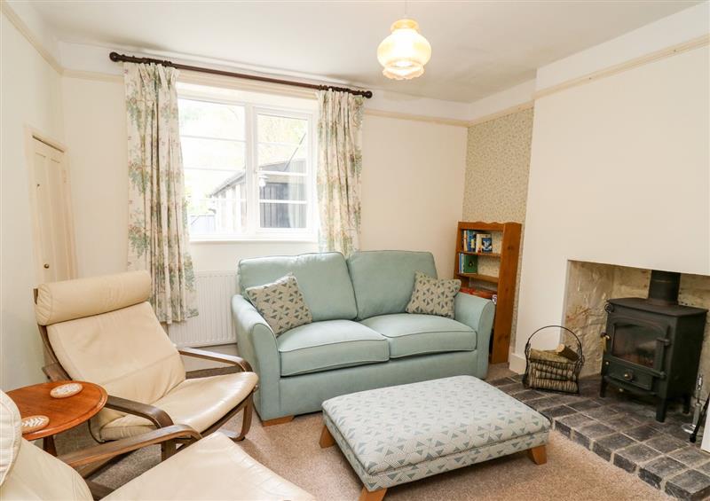 The living room at Myrtle Villa, Knighton