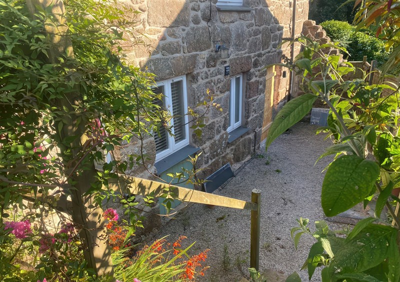 The garden at Mys Hedra Farm, St Buryan