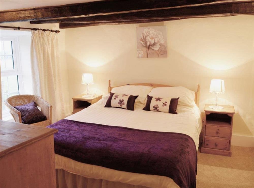 Double bedroom at Nan-Tis in St Issey, near Padstow, Cornwall