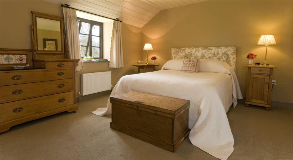 A double bedroom at Nanceglos House in Nr Penzance, Cornwall