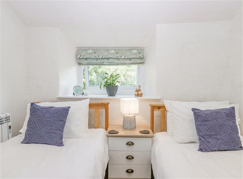 One of the 2 bedrooms at Nans Cottage, Spark Bridge