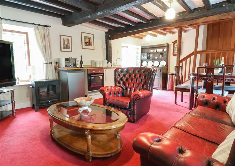 This is the living room at Nant Coed Annex, Rhyd-Y-Foel near Abergele