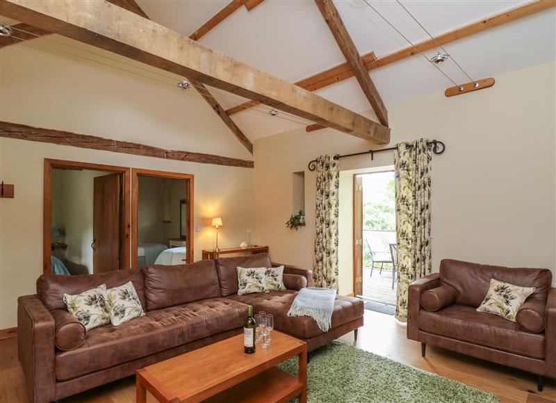 Relax in the living area at Nant Glas, Pumpsaint near Lampeter
