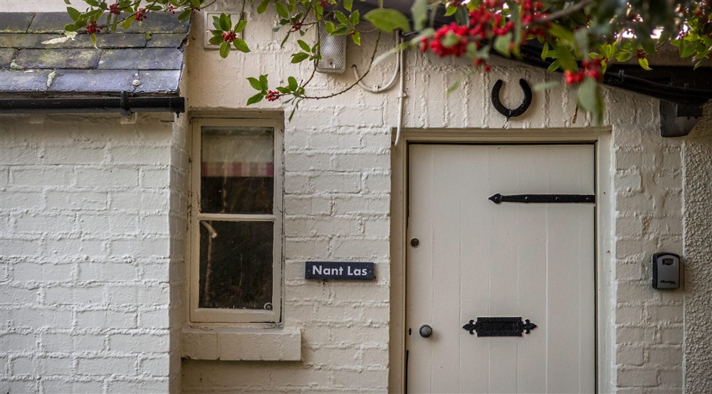 The front door at Nant Las in Dolgellau, Gwynedd