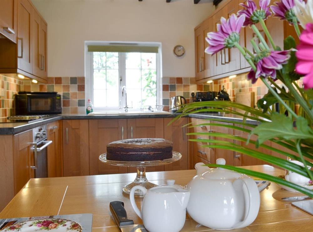 Delightful, kitchen/ dining room at Nant y Bwthyn in Dol-y-Bont, near Borth, Cardigan-Ceredigion, Dyfed