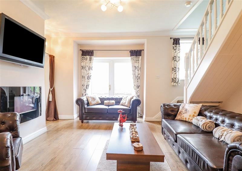 Relax in the living area at Nantclwyd, Canal Side