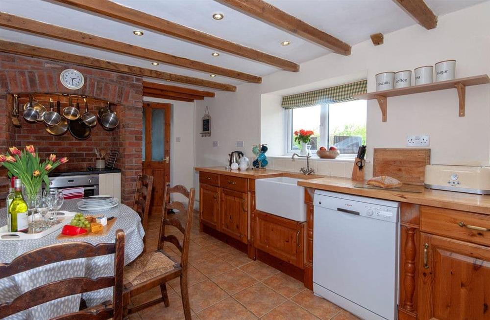 Kitchen at Nash Fields Cottage in Llangwm, near Burton, Pembrokeshire, Dyfed